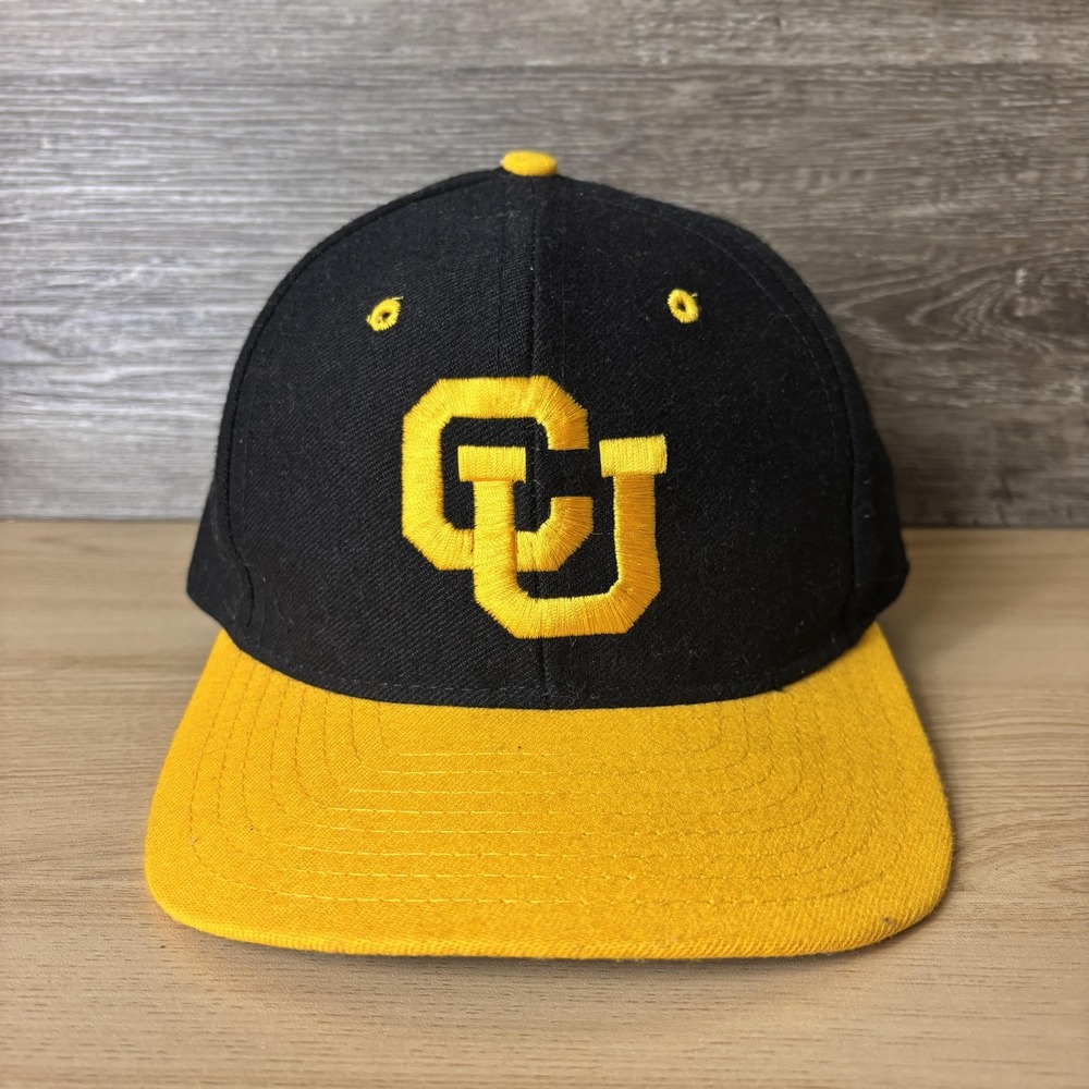 Vintage Colorado Buffaloes Hat Cap Fitted Mens 7 1/4 NCAA Football Wool 90s